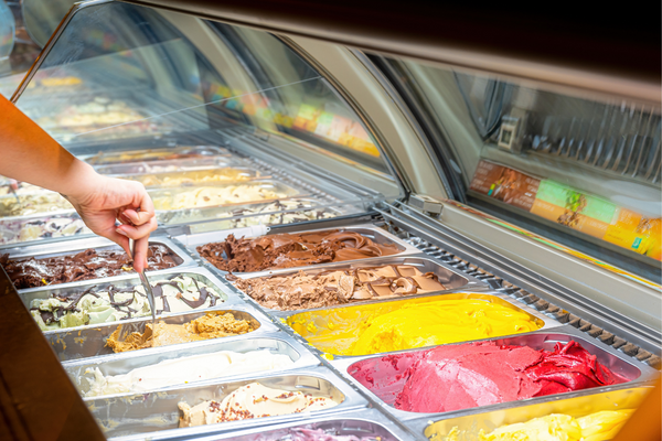 ตู้แช่แข็งอาหารตามห้างสรรพสินค้า,ตู้ไอศกรีม